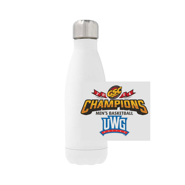 12oz Stainless Steel Water Bottle - White
