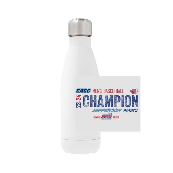 12oz Stainless Steel Water Bottle - white