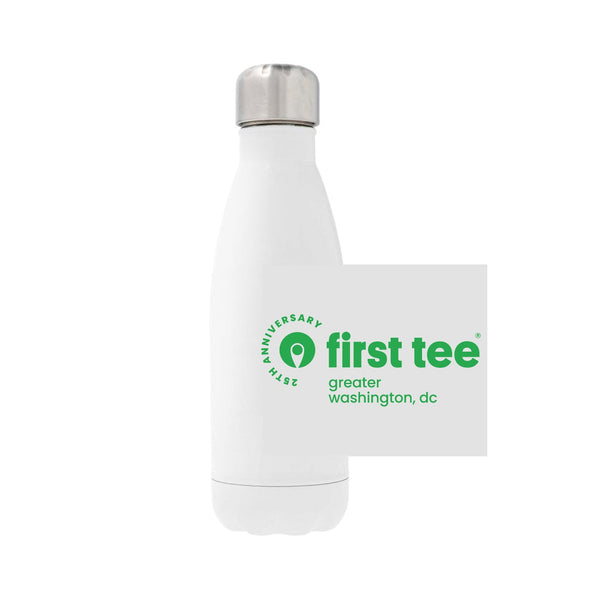 12oz Stainless Steel Water Bottle - White