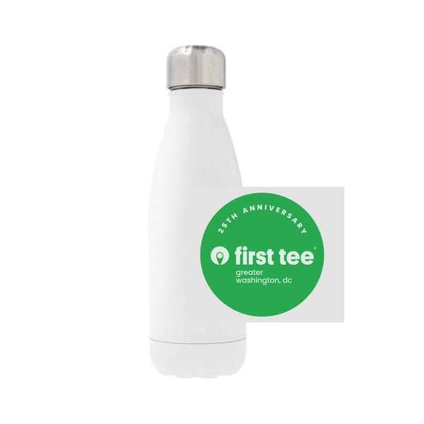 12oz Stainless Steel Water Bottle - White