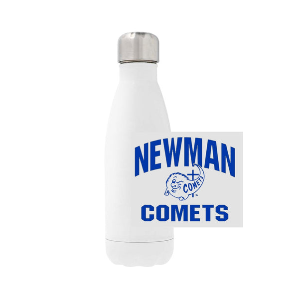 12oz Stainless Steel Water Bottle - white