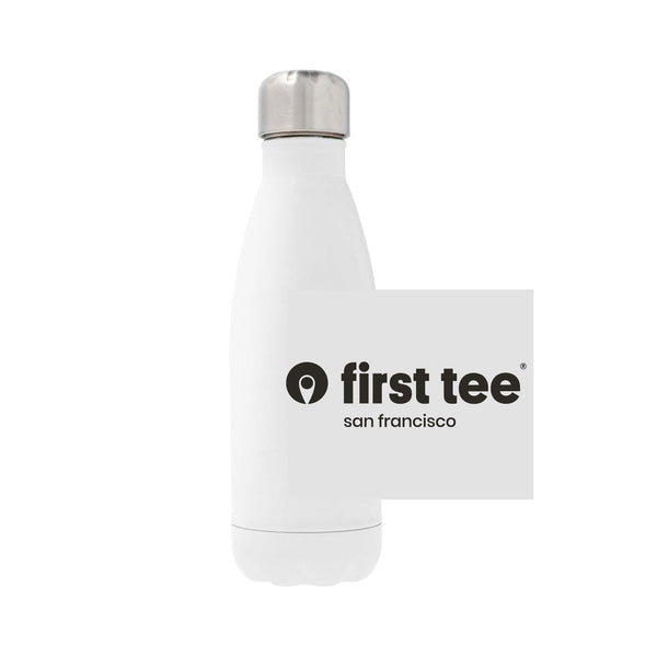 12oz Stainless Steel Water Bottle - White