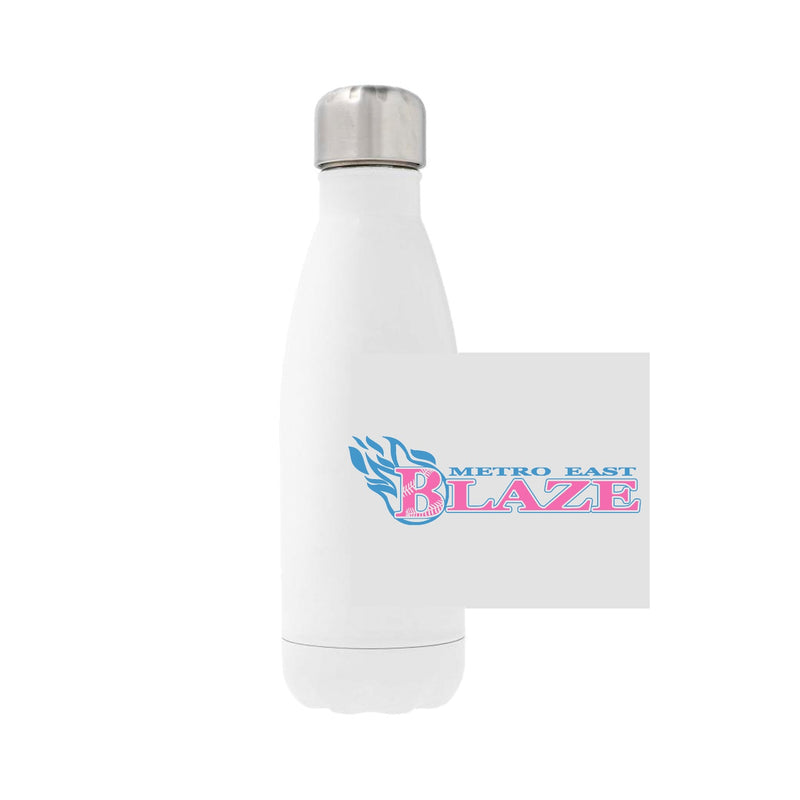 12oz Stainless Steel Water Bottle - white