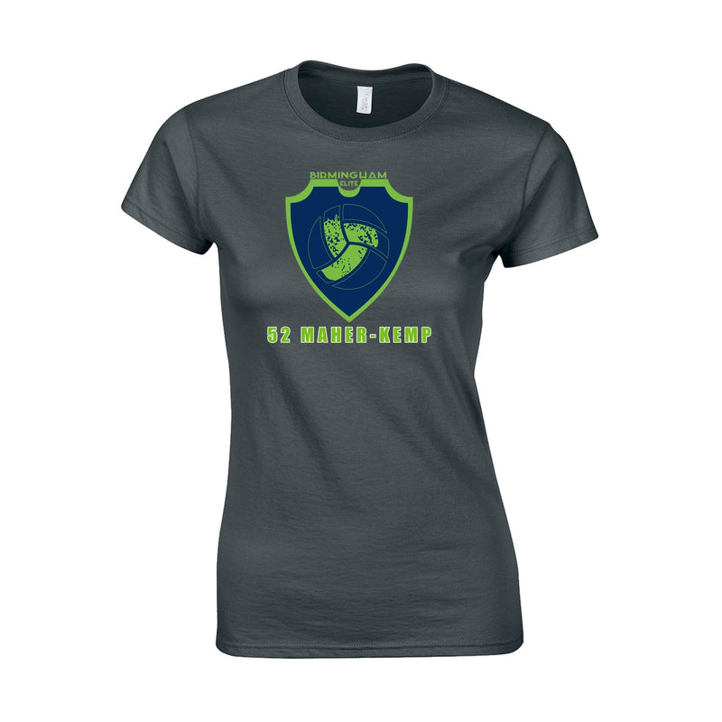 Women's Semi-Fitted Classic T-Shirt  - Charcoal