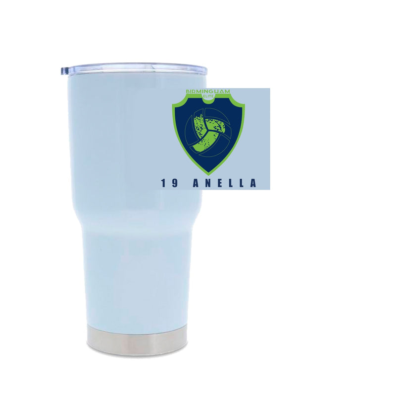 30oz Stainless Steel Tumbler - White
