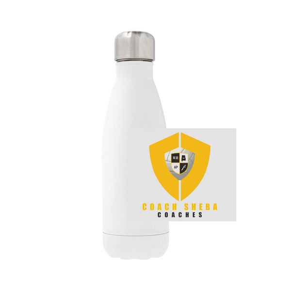 12oz Stainless Steel Water Bottle - White