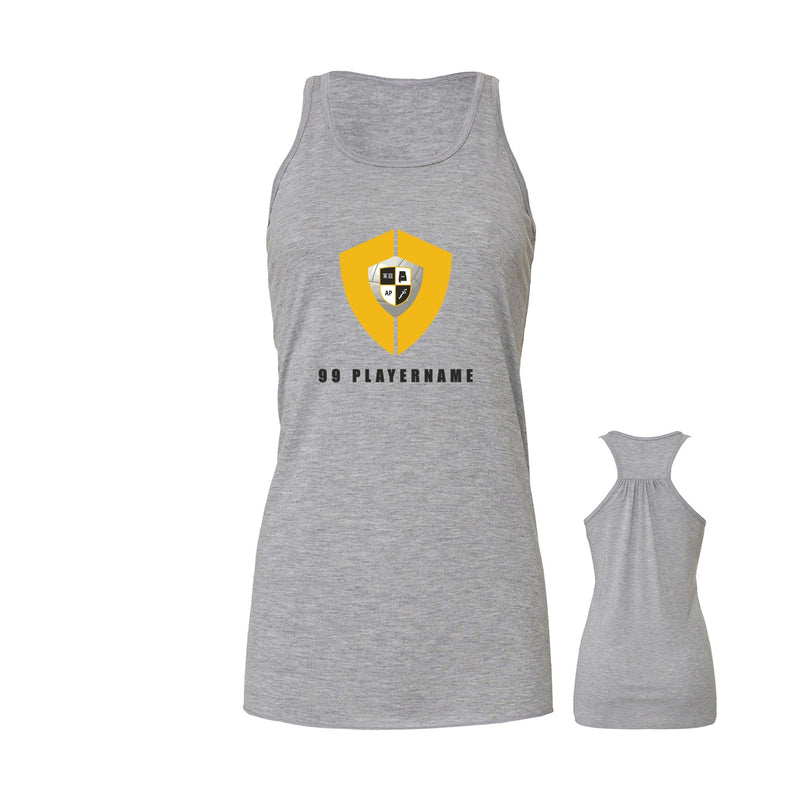 Women's Flowy Racerback Tank - Athletic Heather