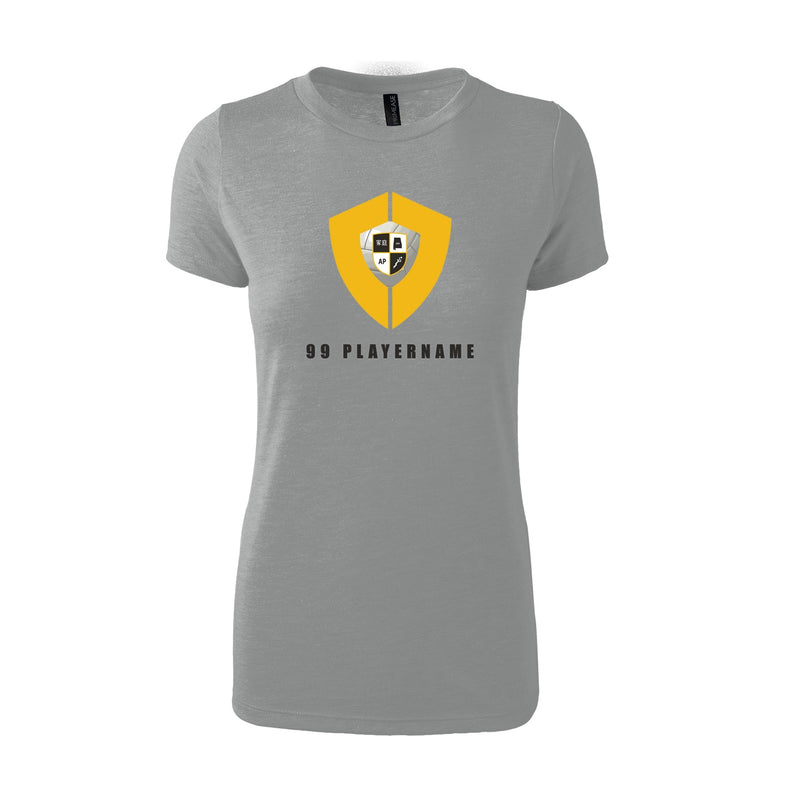 Women's Fitted Triblend T-Shirt - Grey Heather