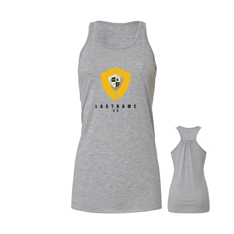 Women's Flowy Racerback Tank - Athletic Heather