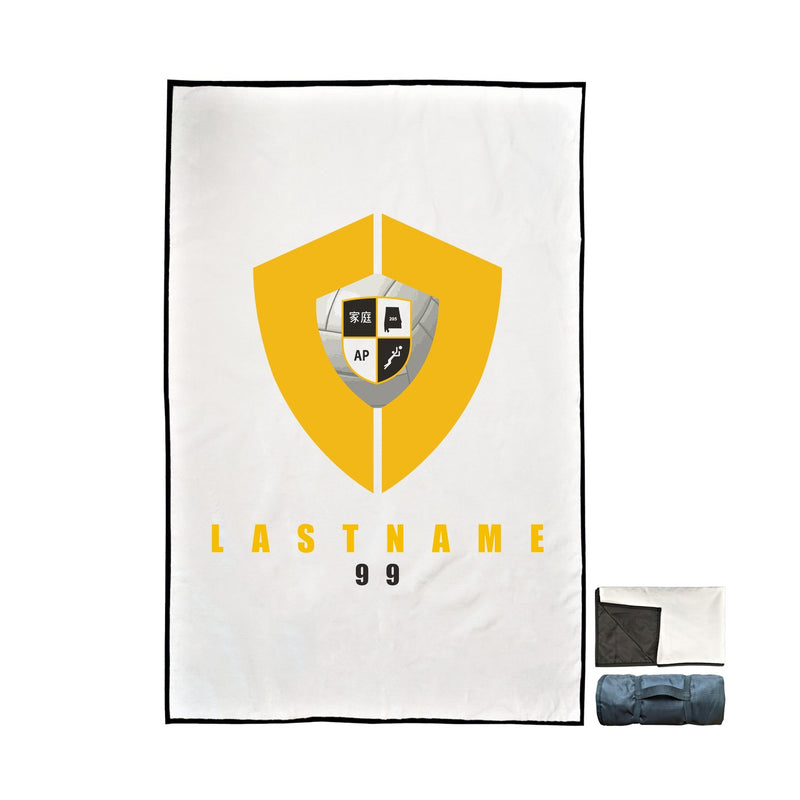 50x60 Stadium Blanket with Carry Strap - White