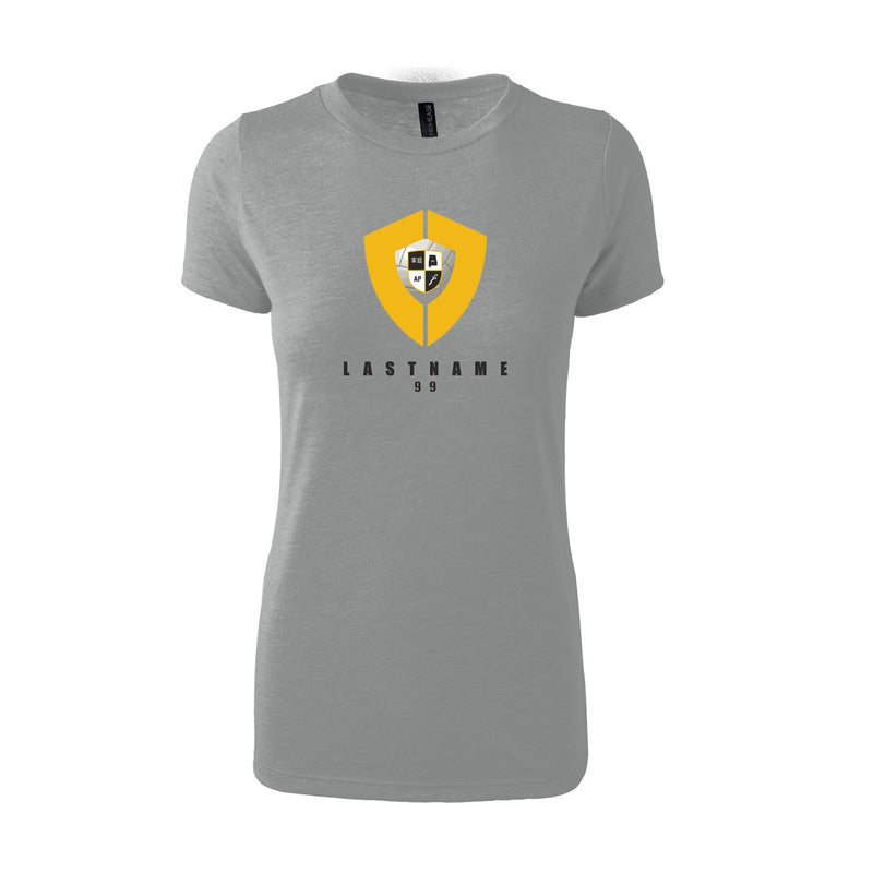 Women's Fitted Triblend T-Shirt - Grey Heather