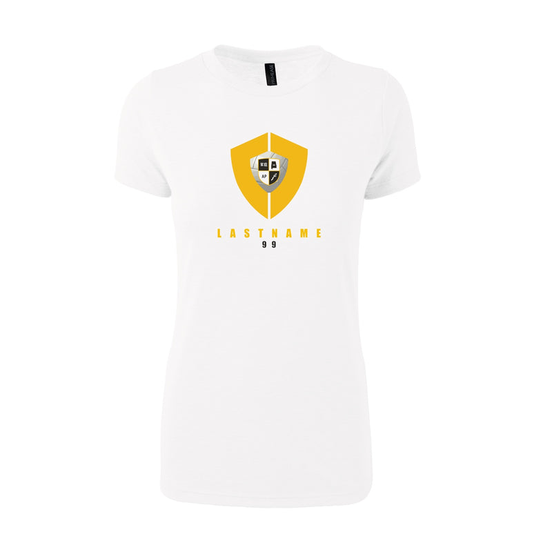 Women's Fitted Triblend T-Shirt - White