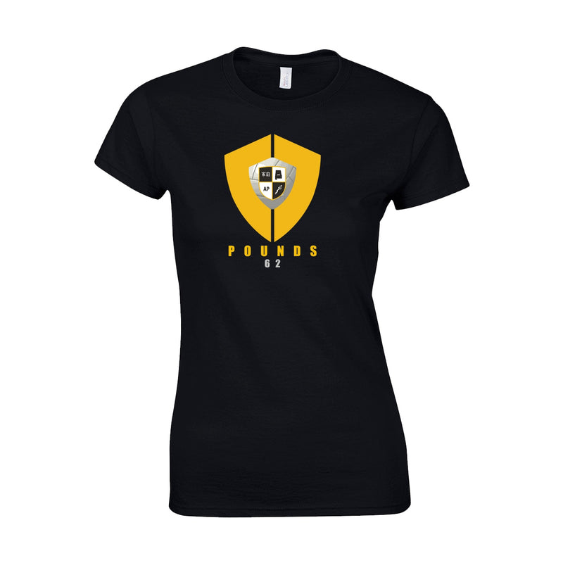 Women's Semi-Fitted Classic T-Shirt  - Black