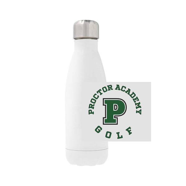 12oz Stainless Steel Water Bottle - White