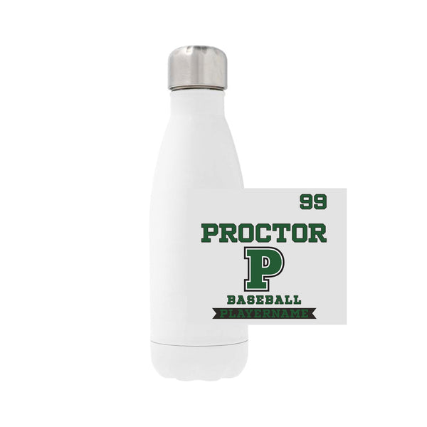 12oz Stainless Steel Water Bottle - White