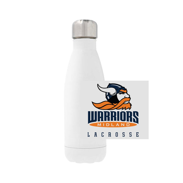 12oz Stainless Steel Water Bottle - White
