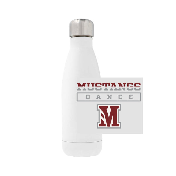 12oz Stainless Steel Water Bottle - White