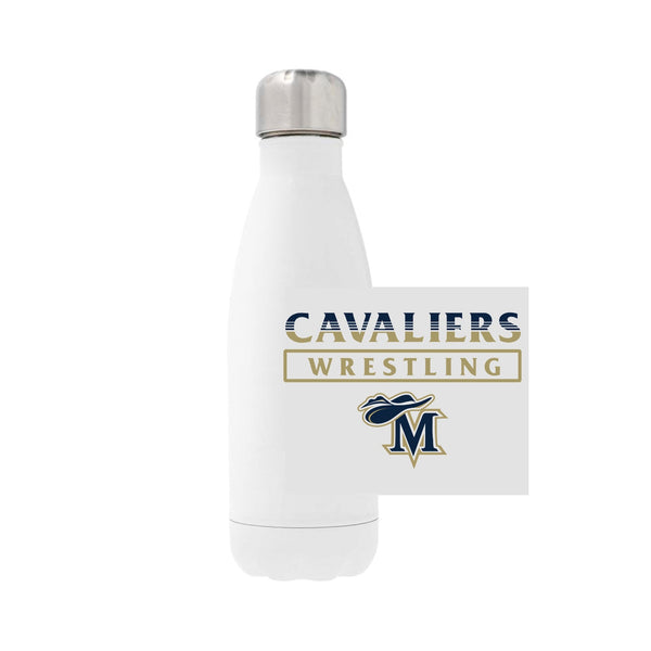 12oz Stainless Steel Water Bottle - White