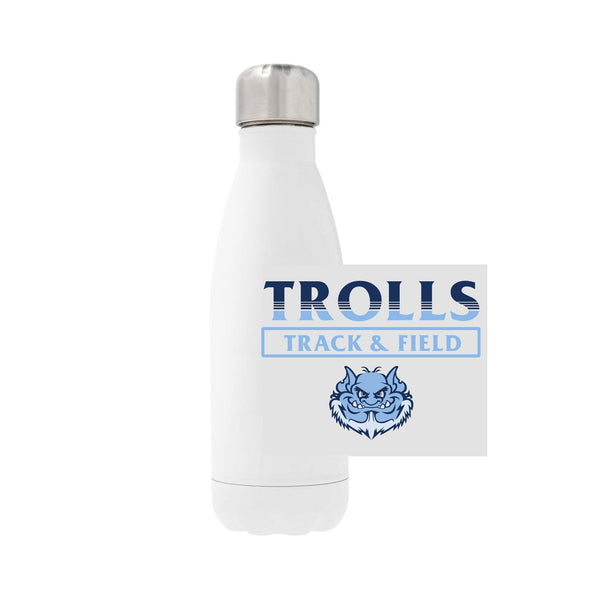 12oz Stainless Steel Water Bottle - white
