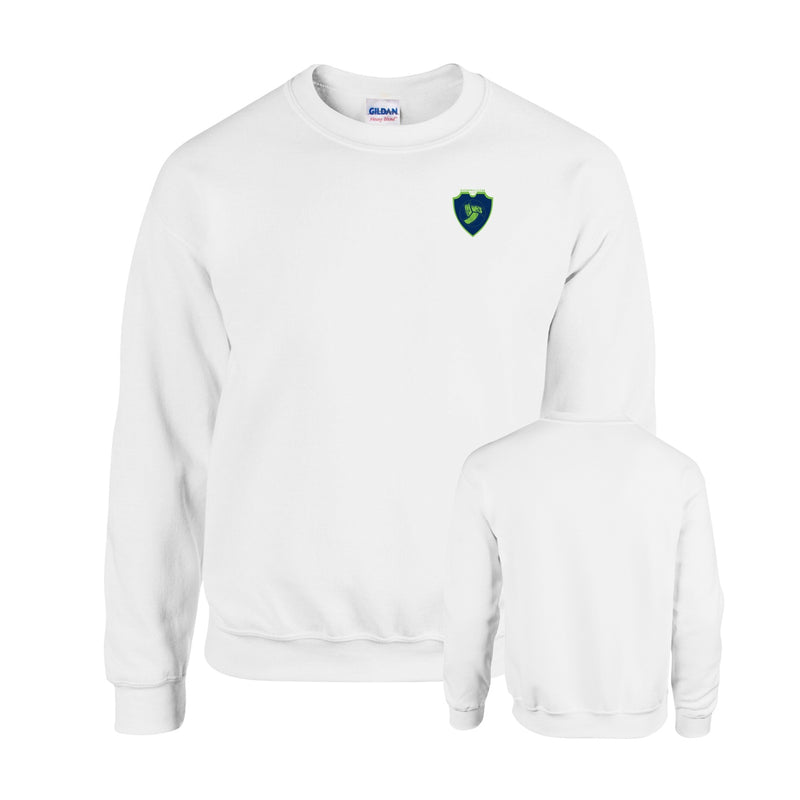 Fleece Crewneck - White