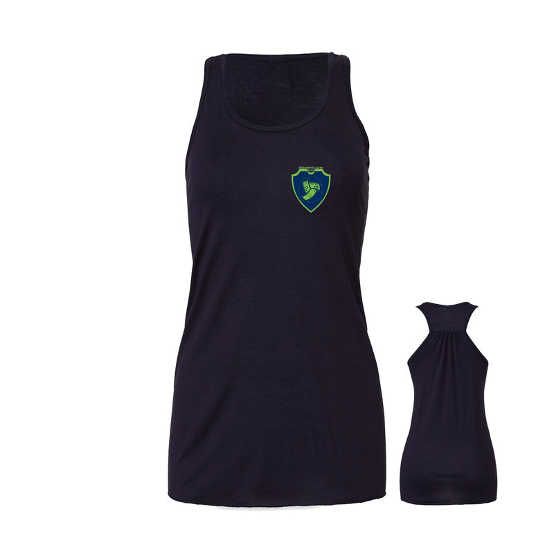 Women's Flowy Racerback Tank - Midnight