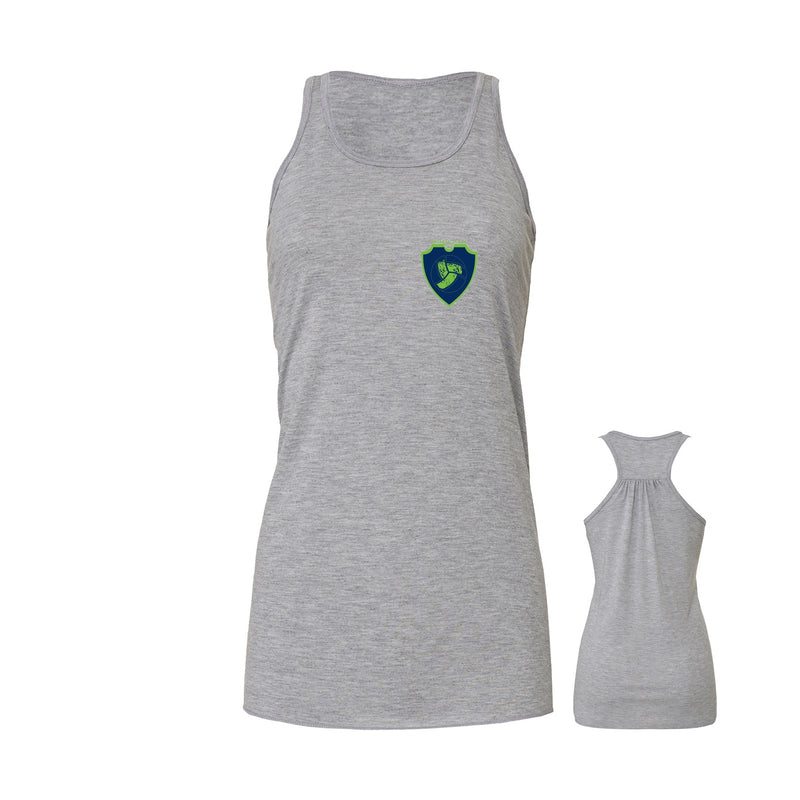 Women's Flowy Racerback Tank - Athletic Heather