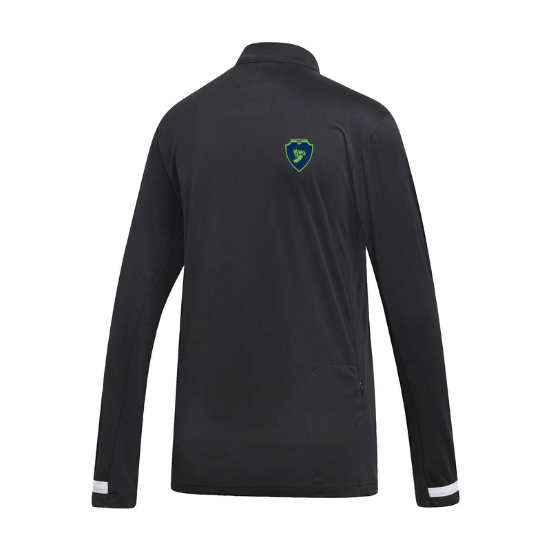 Women's Team19 1/4 Zip Long Sleeve - Black