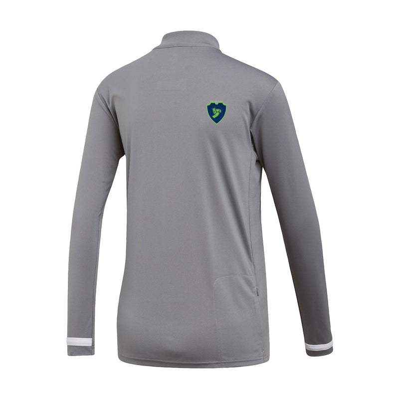 Women's Team19 1/4 Zip Long Sleeve - Grey Five
