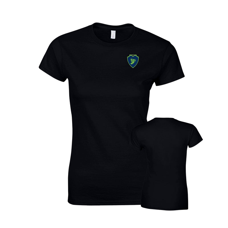 Women's Semi-Fitted Classic T-Shirt  - Black