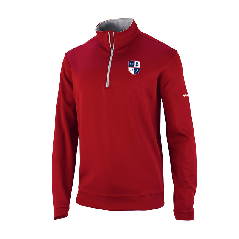 Men's Omni-Wick Wickham Hills 1/4 Zip - Intense Red