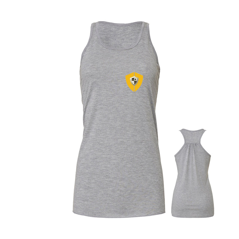 Women's Flowy Racerback Tank - Athletic Heather