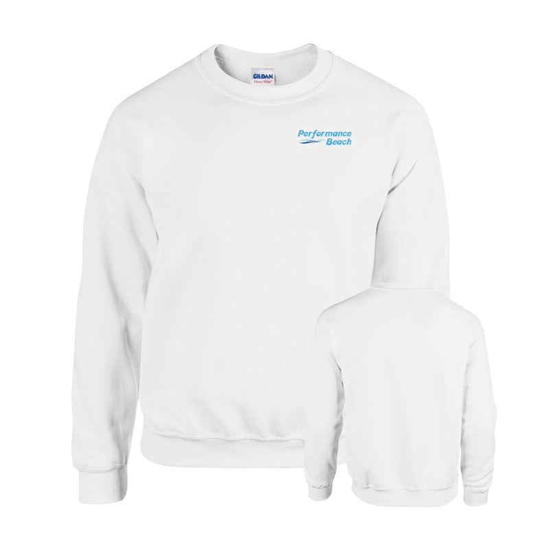 Fleece Crewneck - White
