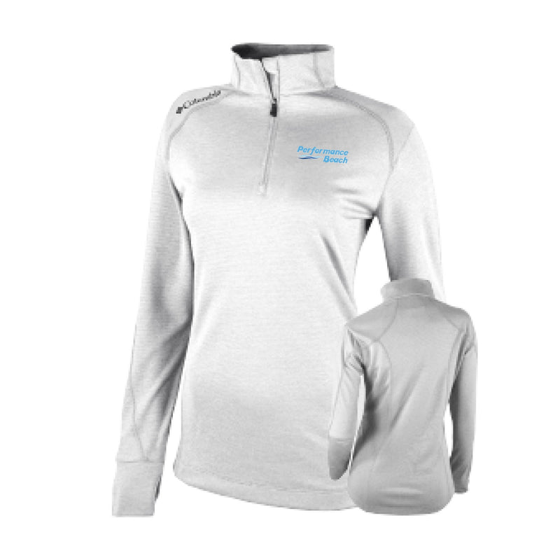 Women's Omni-Wick Shotgun 2.0 1/4 Zip - White