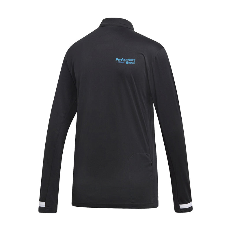 Women's Team19 1/4 Zip Long Sleeve - Black