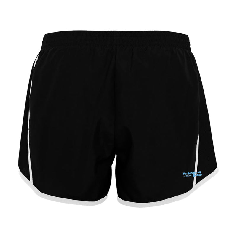 Augusta Ladies Pulse Shorts - Black White