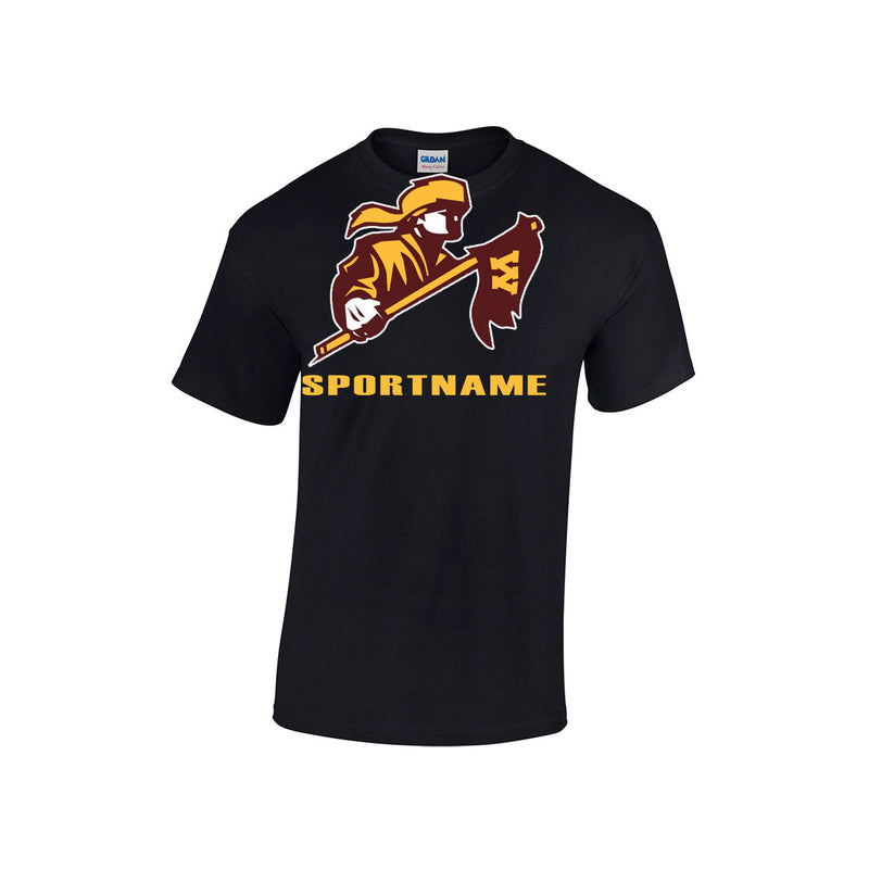 Russell DRI-POWER Tee - Black - Big Logo