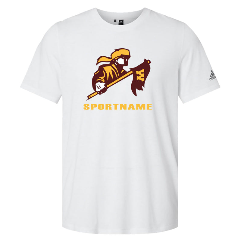 Adidas Blended T-Shirt - White - Big Logo