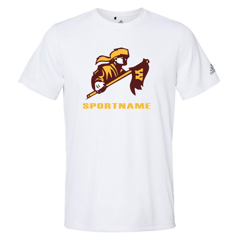 Adidas Sport T-Shirt - White - Big Logo
