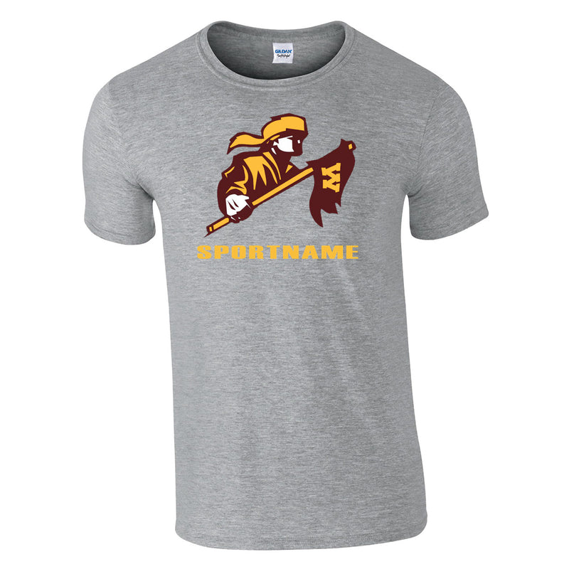 Classic T-Shirt - Sport Grey - Big Logo
