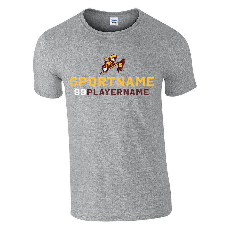 Classic T-Shirt - Sport Grey - Logo Sport Name