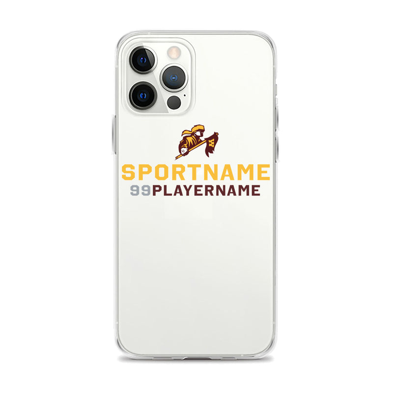 iPhone case - White - Logo Sport Name