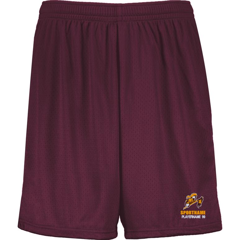 Augusta 7 inch Mesh Shorts - Black - Sport Name