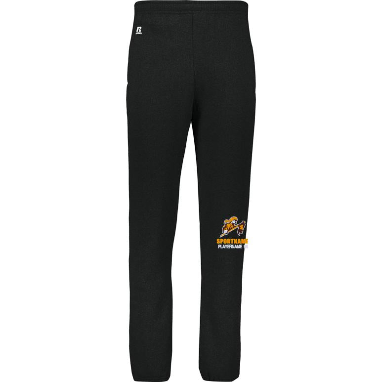 Russell Dri-Power Sweatpant - Black - Sport Name