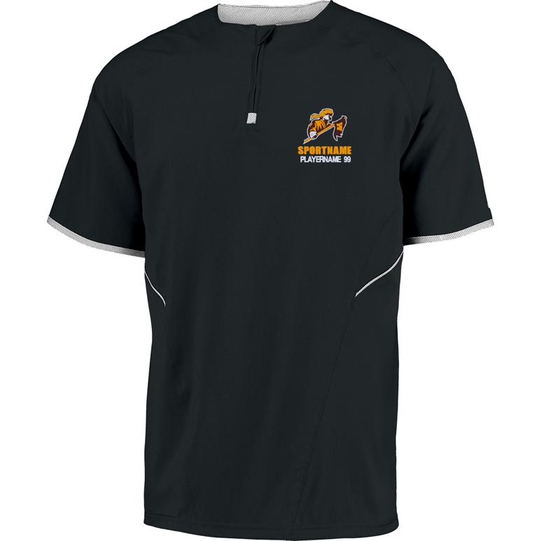 Russell Short Sleeve Pullover - Black - Sport Name