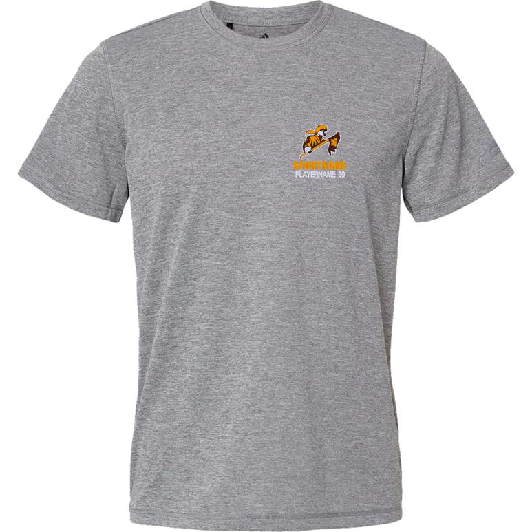 Adidas Sport T-Shirt - Black Heather - Sport Name