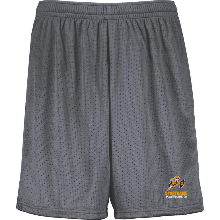 Augusta 7 inch Mesh Shorts - Graphite - Sport Name