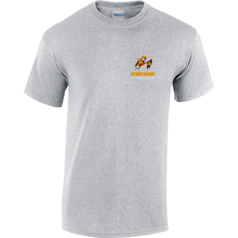 Russell DRI-POWER Tee - Athletic Heather - Sport Name