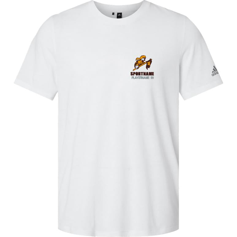 Adidas Blended T-Shirt - White - Sport Name