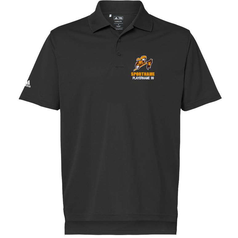 Men's Adidas Polo - Black - Sport Name
