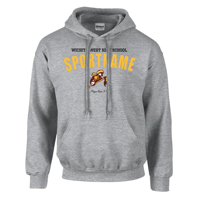Fleece Hoodie - Sport Grey - Sport Arch